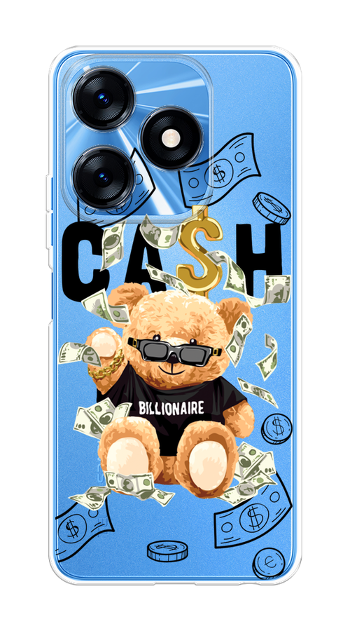 

Чехол на Tecno Spark 10/10C "Big cash", Черный;серый;бежевый, 303550-6
