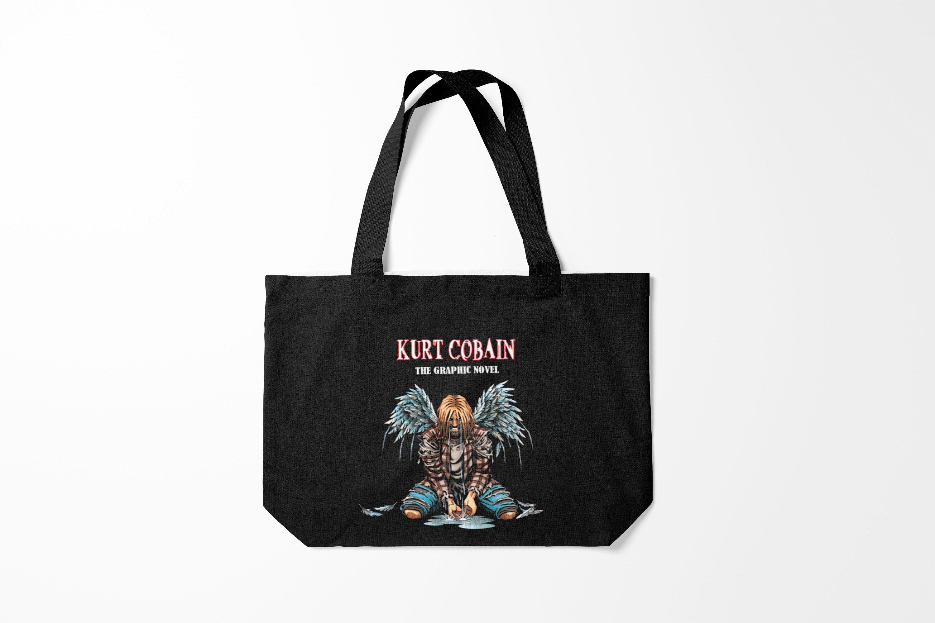

Сумка шoппер унисекс Burnettie Kurt Cobain Nirvana, черный, Kurt Cobain Nirvana
