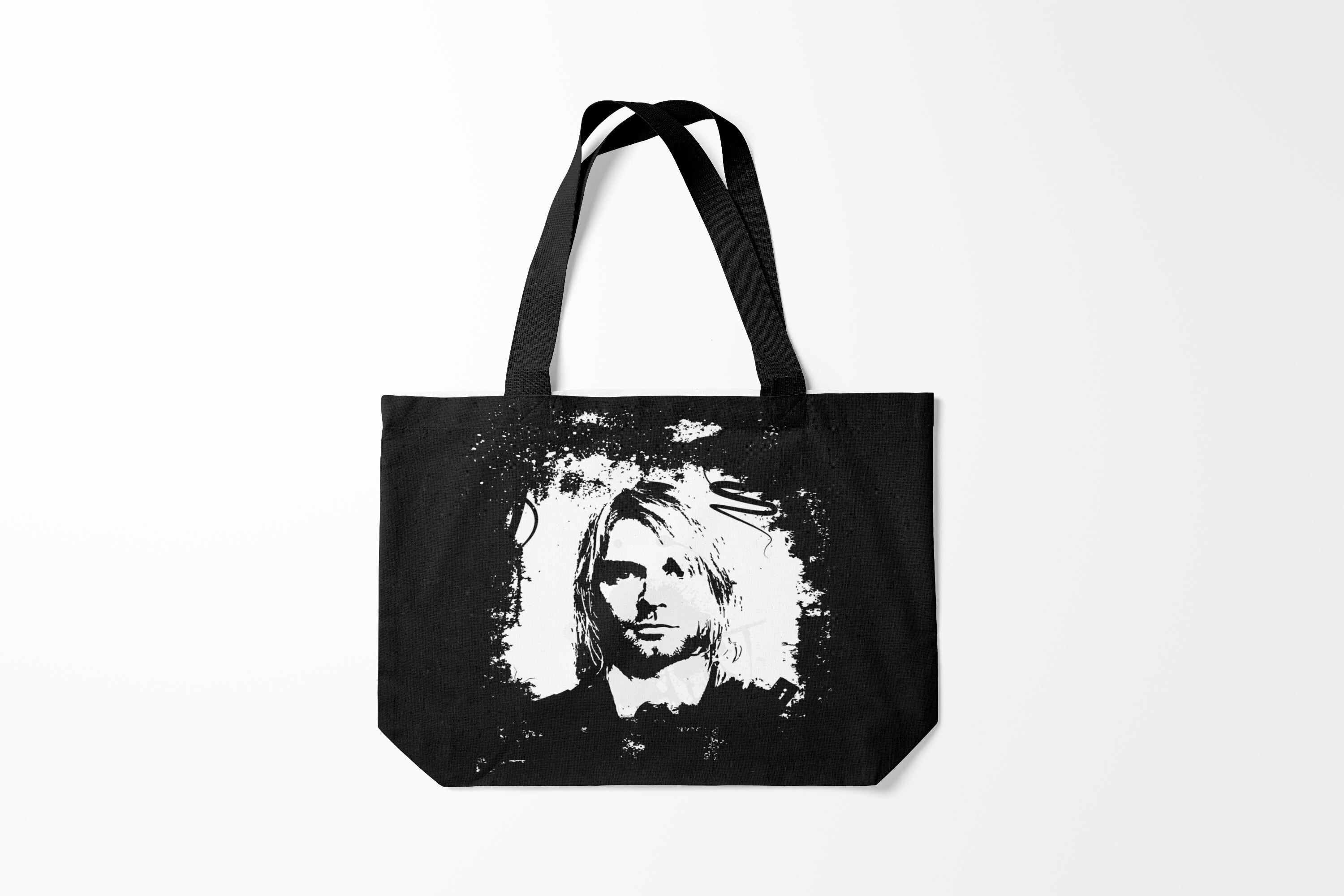 

Сумка шoппер унисекс Burnettie Kurt Cobain, черный, Kurt Cobain