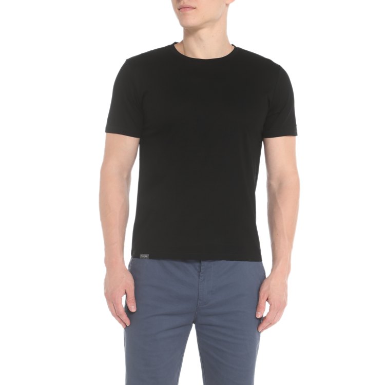 

Футболка мужская Maison David SS53 черная 2XL, Черный, SS53