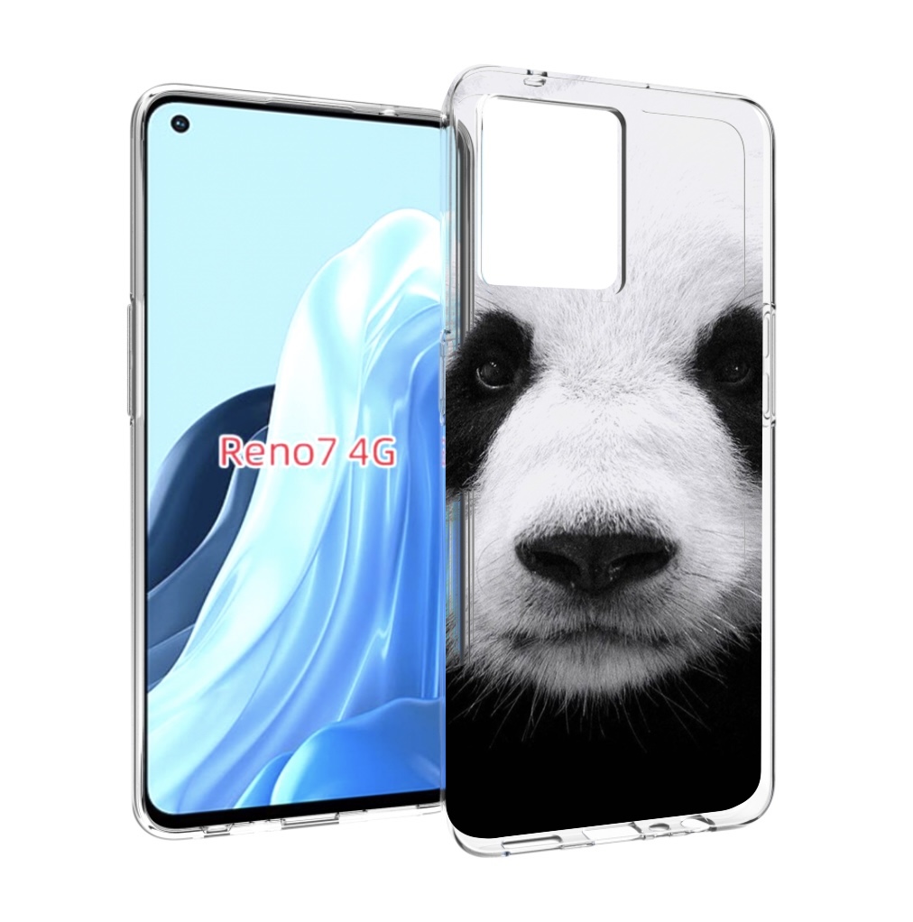 

Чехол MyPads Панда-портрет для OPPO RENO 7 4G, Прозрачный, Tocco