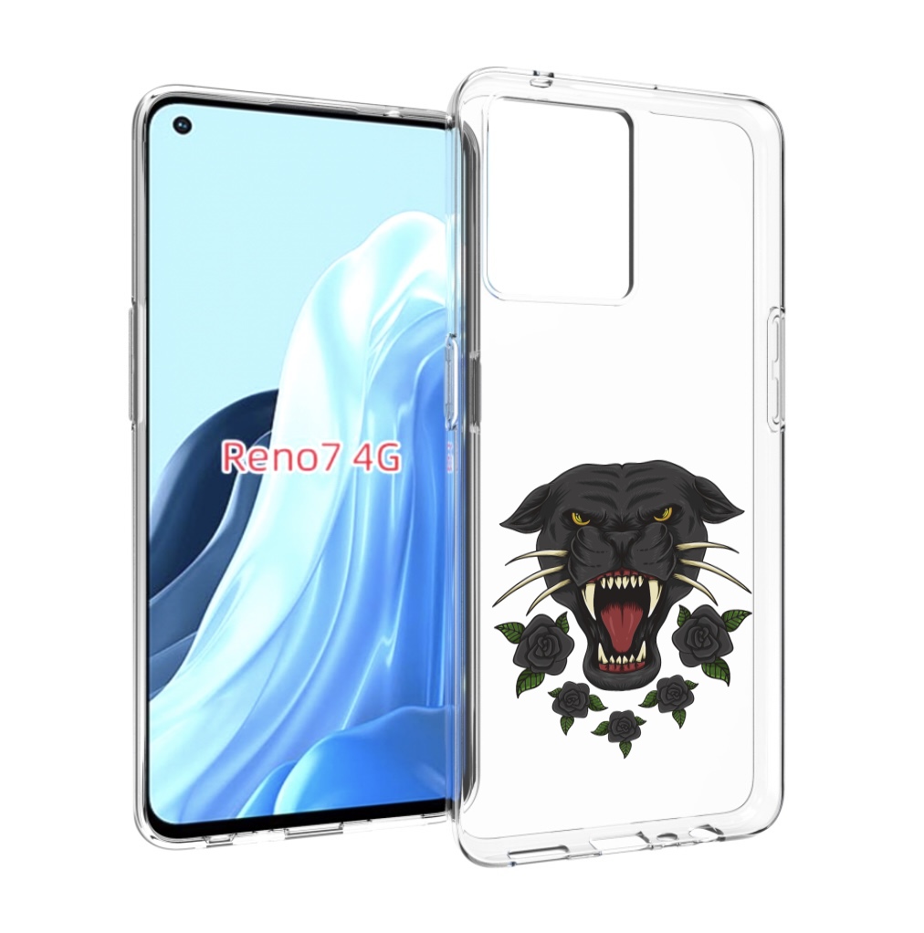 

Чехол MyPads Пантера для OPPO RENO 7 4G, Прозрачный, Tocco