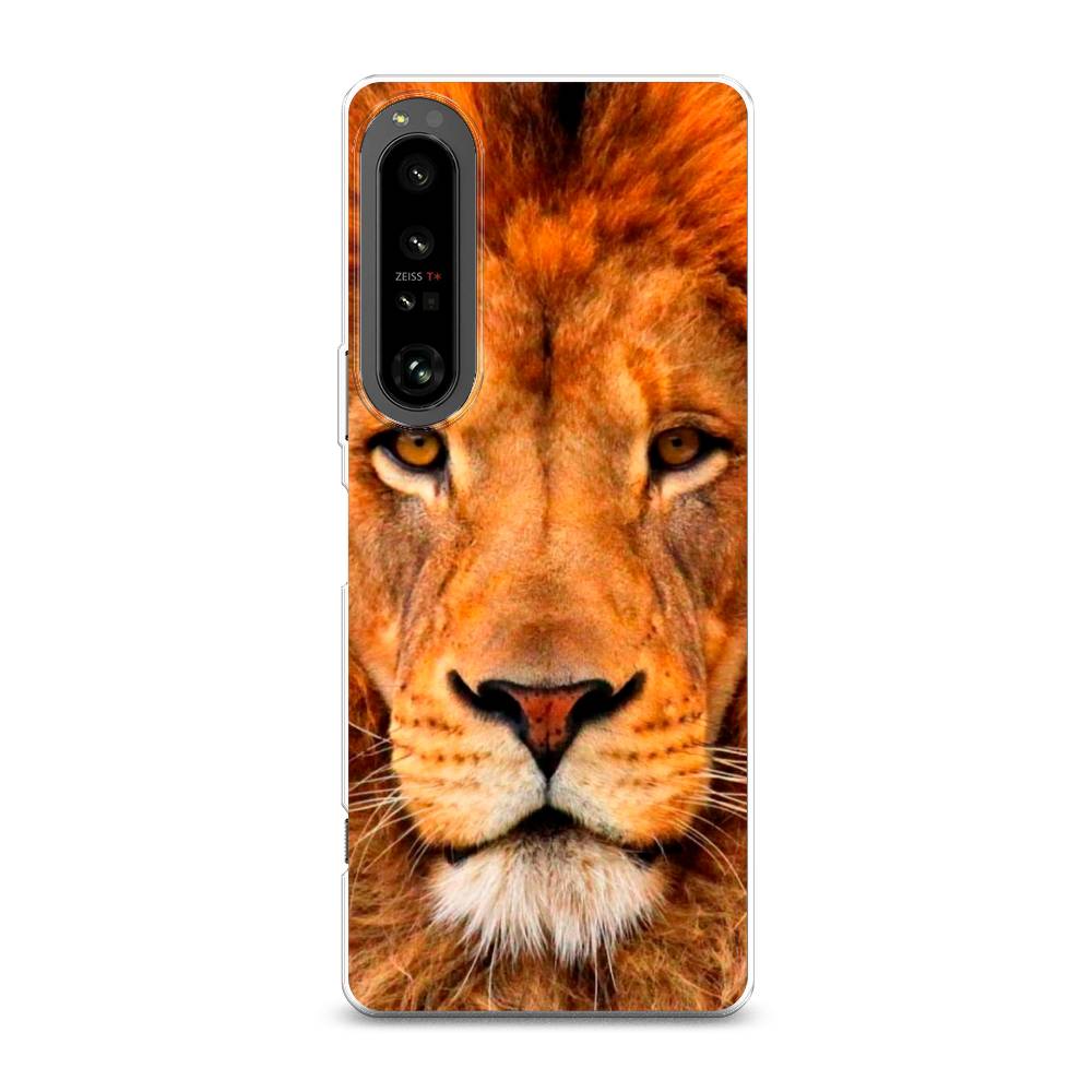 

Чехол на Sony Xperia 1 IV "Благородный лев", Оранжевый, 55150-1