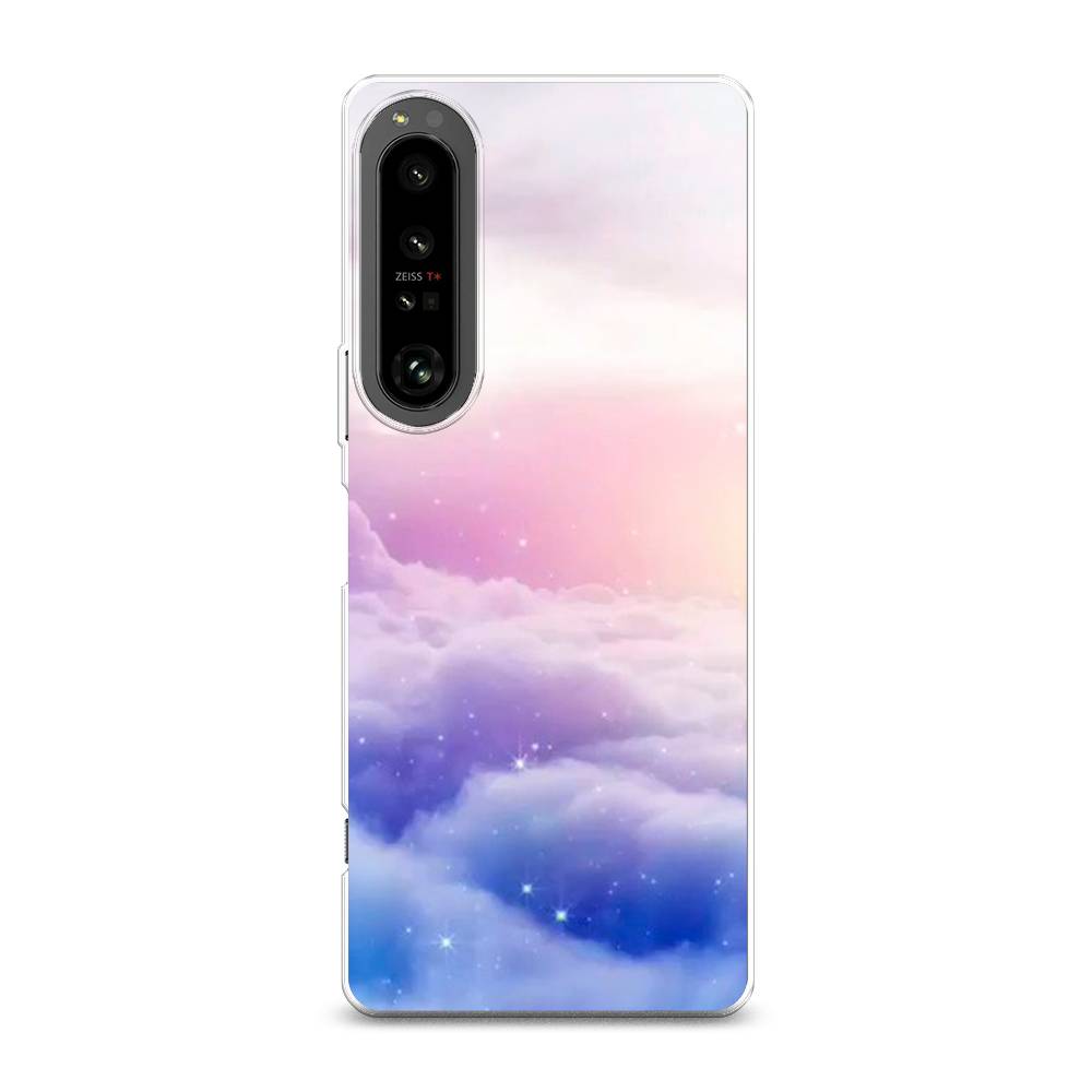 

Чехол на Sony Xperia 1 IV "Небеса", Голубой;белый;розовый, 55150-2
