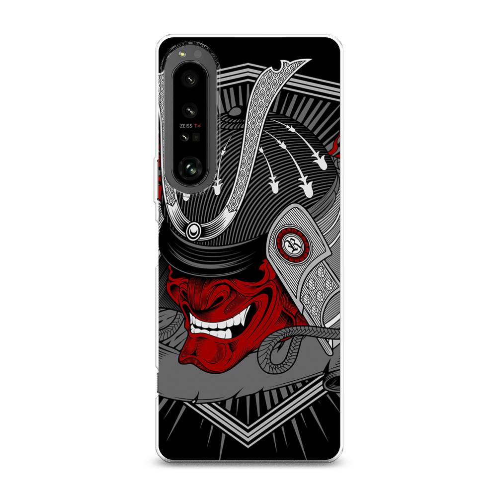 

Чехол на Sony Xperia 1 IV "Красная маска самурая", Белый;красный;черный, 55150-4