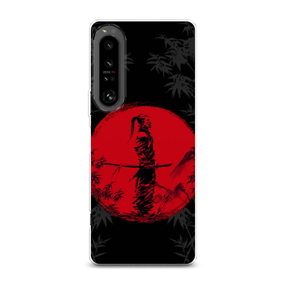 

Чехол на Sony Xperia 1 IV "Самурай на красном фоне", Черный;красный;серый, 55150-4