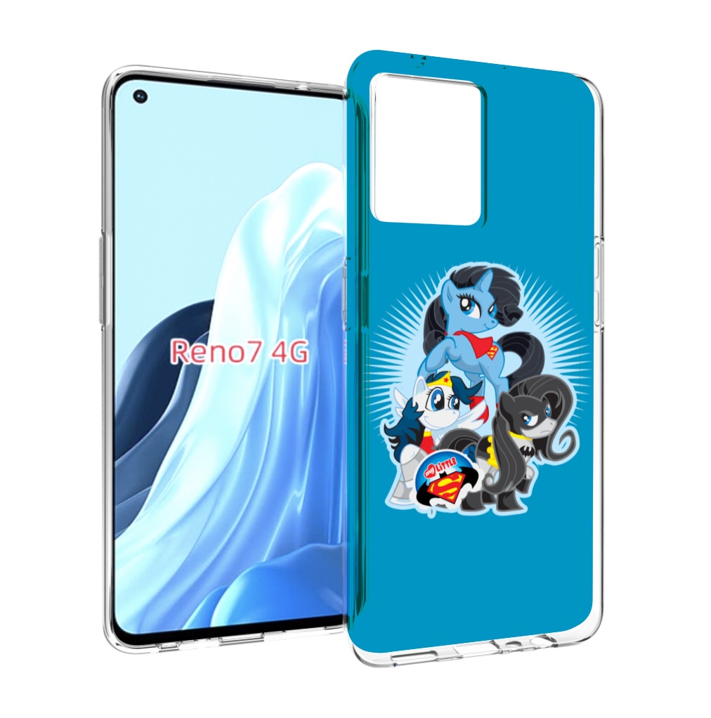 

Чехол MyPads Пони-литл для OPPO RENO 7 4G, Прозрачный, Tocco