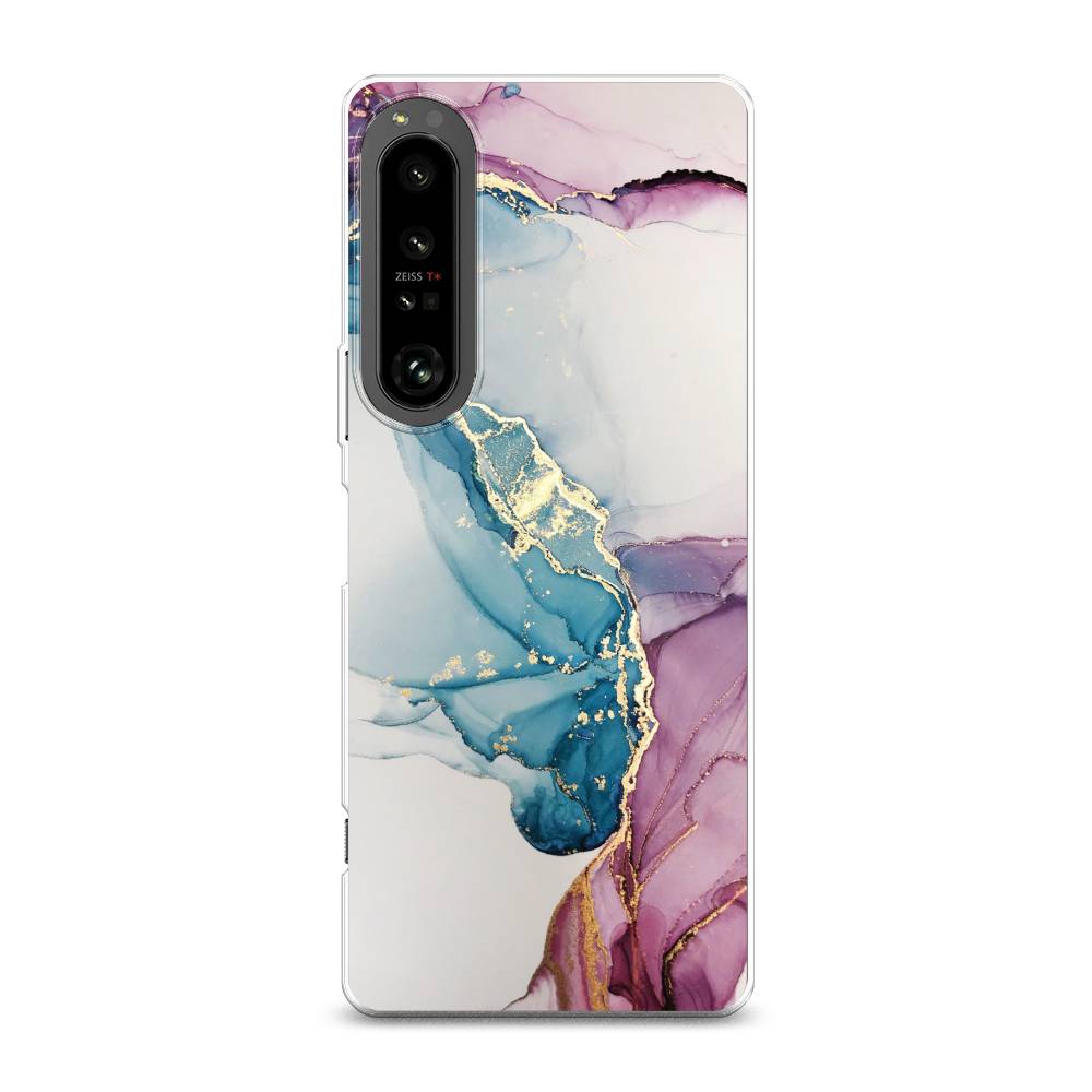 

Чехол на Sony Xperia 1 IV "Розовые разводы рисунок", 55150-3