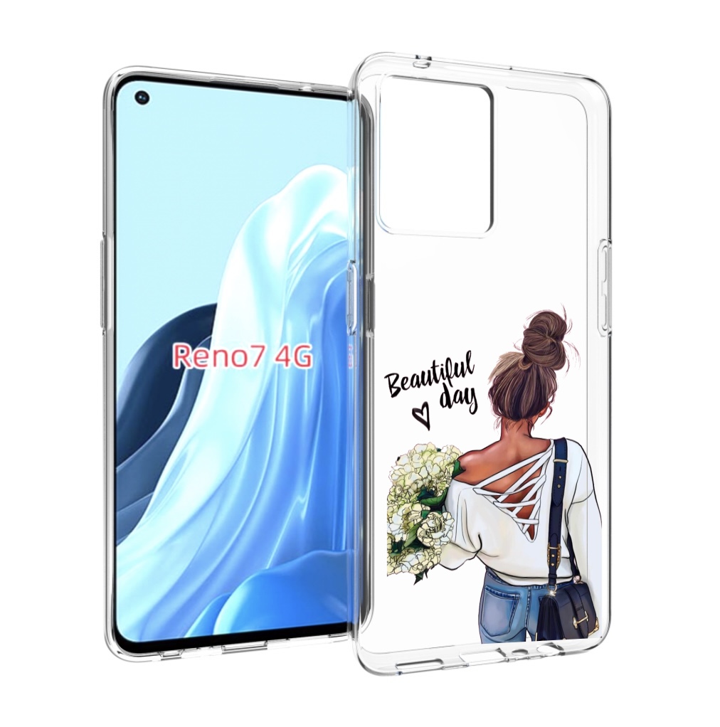 

Чехол MyPads Прекрасный-день для OPPO RENO 7 4G, Прозрачный, Tocco