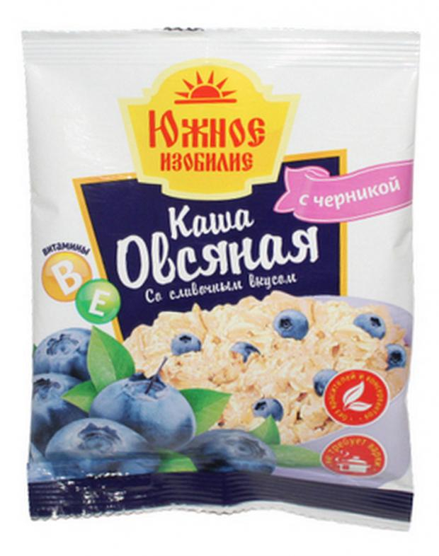 

Каша Южное Изобилие Овсяная с черникой 37 г