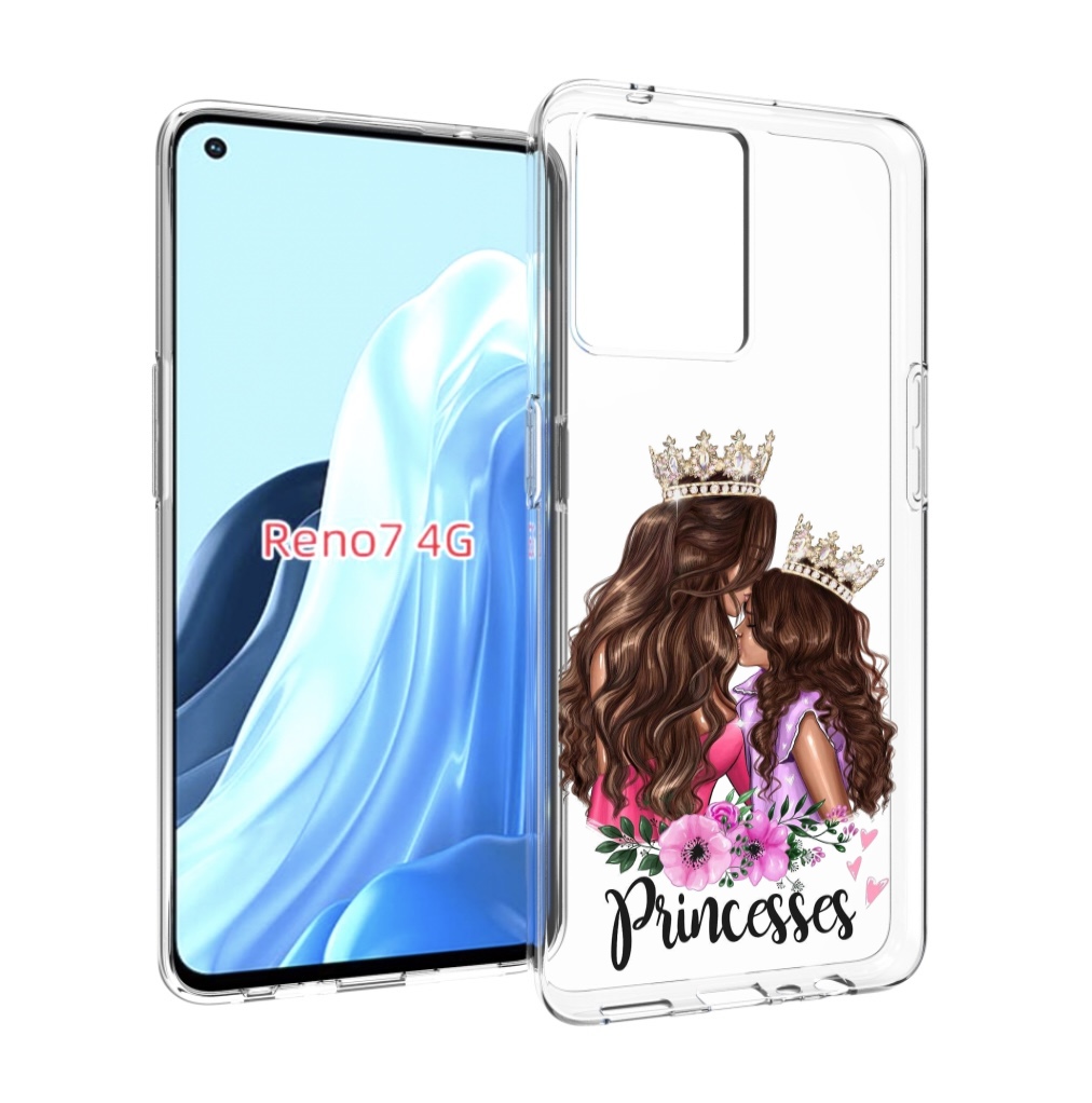 

Чехол MyPads Принцессы женский для OPPO RENO 7 4G, Прозрачный, Tocco