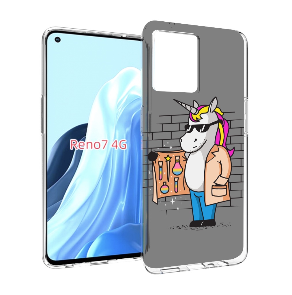 

Чехол MyPads Продавец-единорог для OPPO RENO 7 4G, Прозрачный, Tocco