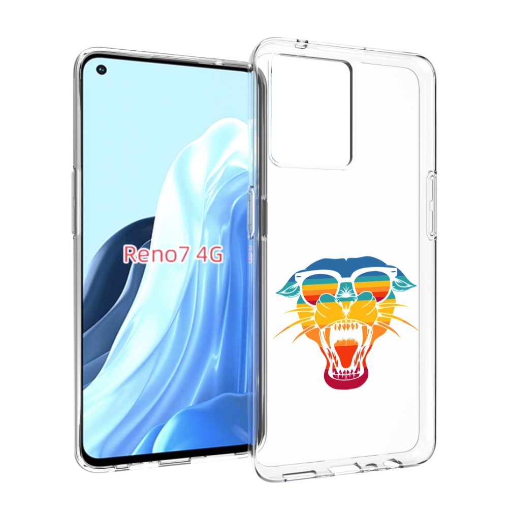 

Чехол MyPads Радужная-пантера для OPPO RENO 7 4G, Прозрачный, Tocco