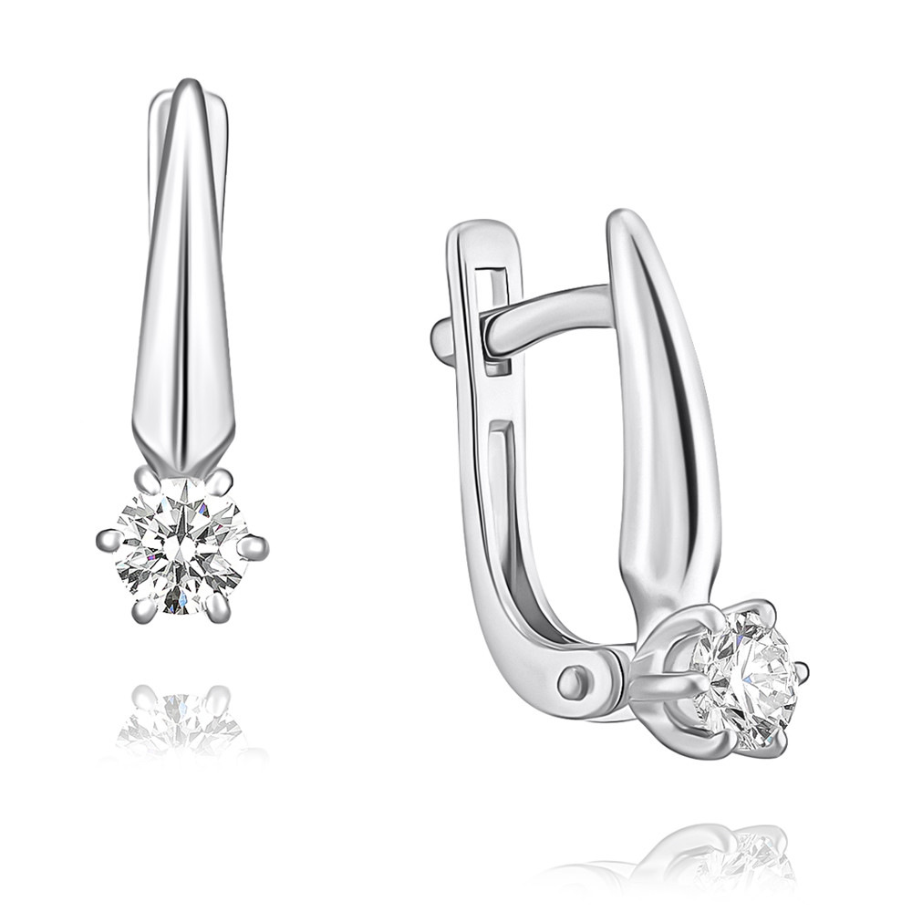 

Серьги из белого золота ADAMAS 2454665/01-А511Д-41, бриллиант, 2454665/01-А511Д-41