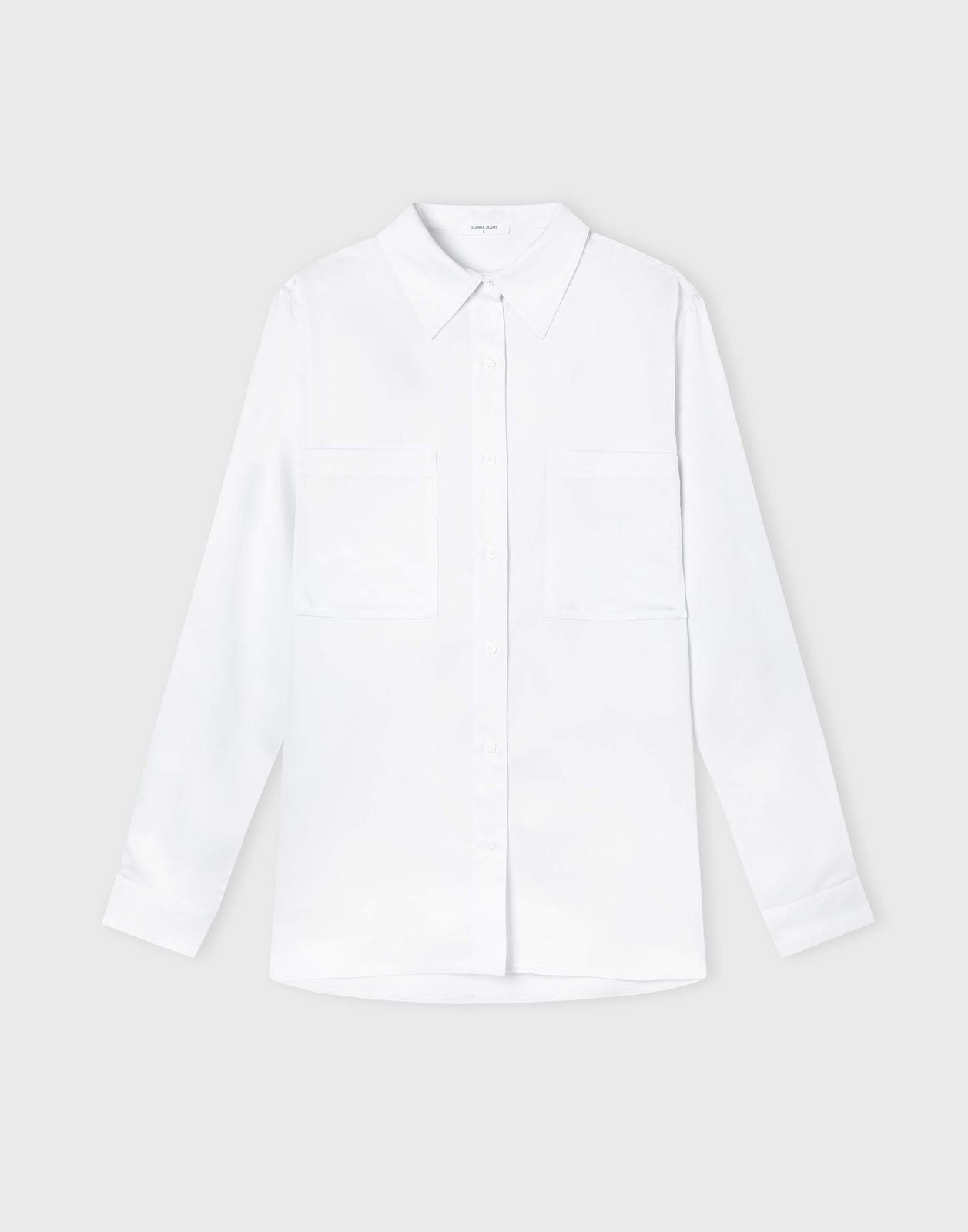 

Рубашка женская Gloria Jeans GWT003269 белая S (40-42), Белый, GWT003269
