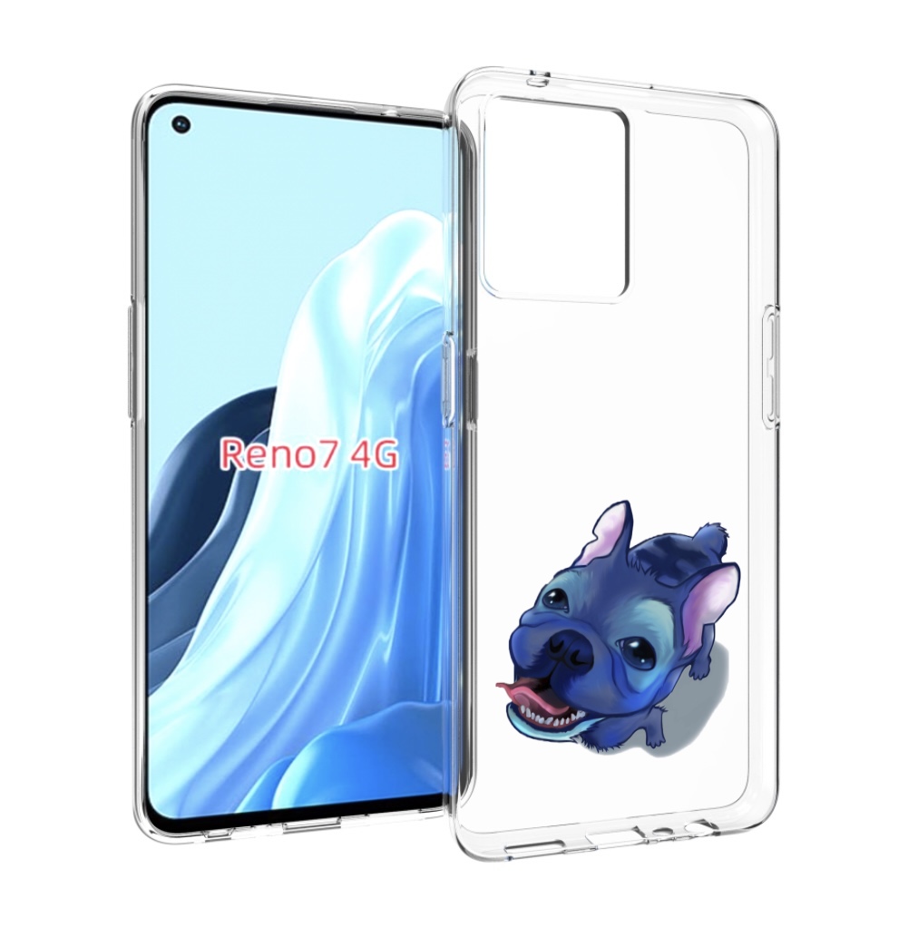 

Чехол MyPads Синий Пес для OPPO RENO 7 4G, Прозрачный, Tocco