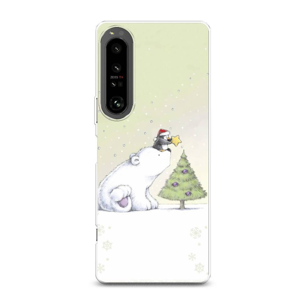 

Чехол на Sony Xperia 1 IV "Украшение елки", Белый;бежевый, 55150-5