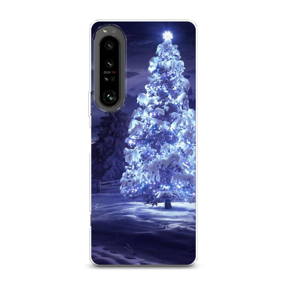 

Чехол на Sony Xperia 1 IV "Зима 4", Синий;черный;белый, 55150-2