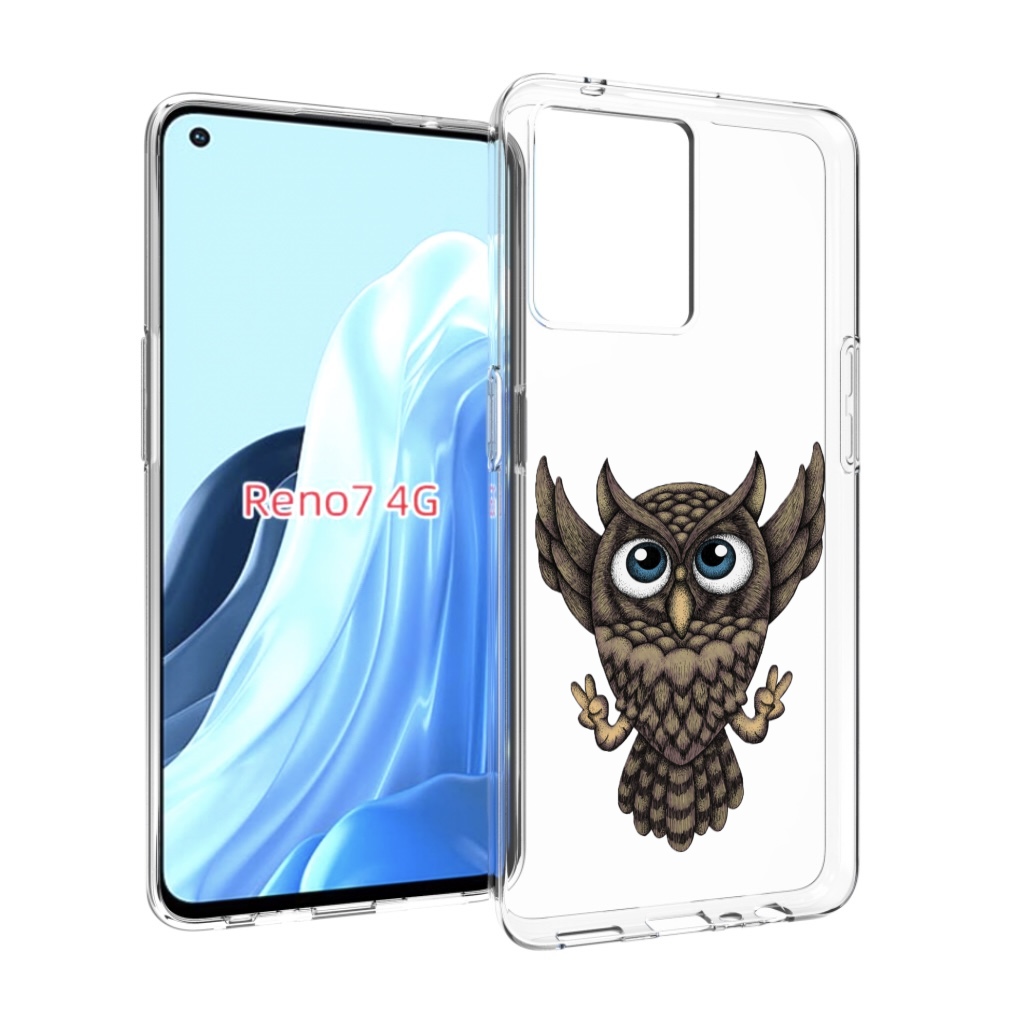 

Чехол MyPads Сова для OPPO RENO 7 4G, Прозрачный, Tocco
