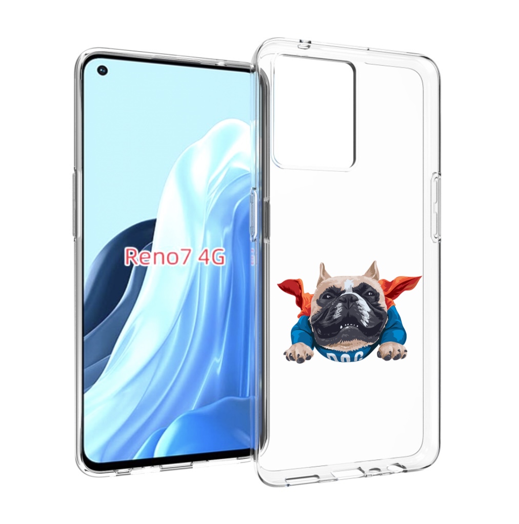 

Чехол MyPads Супер-Дог для OPPO RENO 7 4G, Прозрачный, Tocco