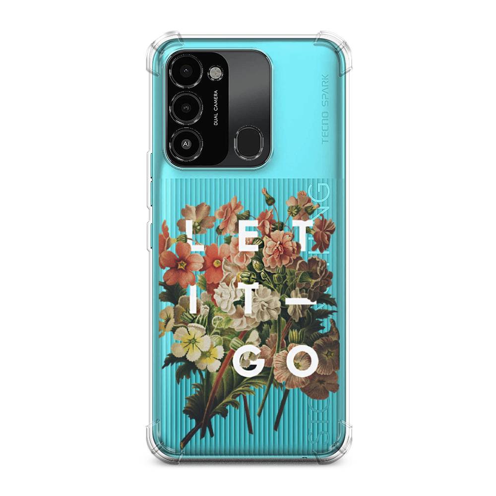 

Чехол Awog на Tecno Spark 8C / Техно Спарк 8C "Let it Go", Зеленый
