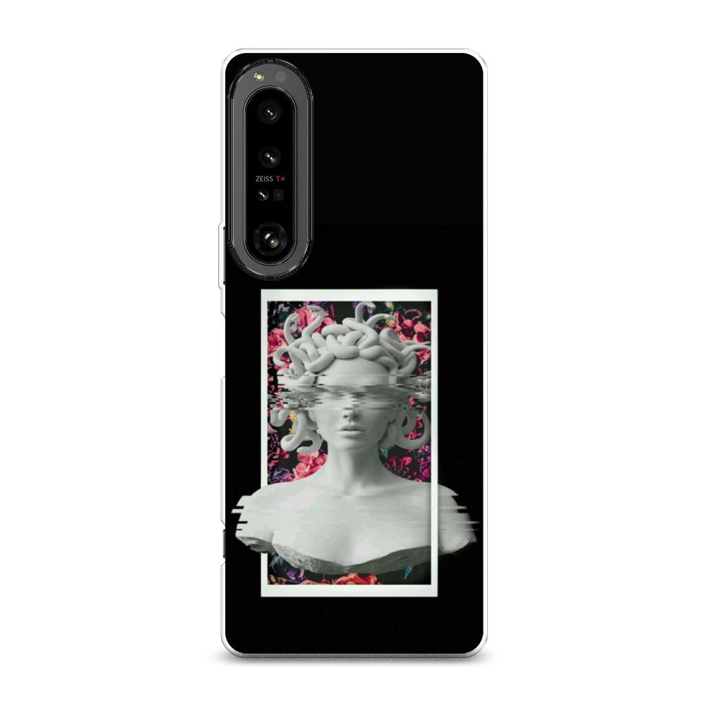 

Чехол на Sony Xperia 1 IV "Web Punk Медуза Горгона", Черный;серый, 55150-6