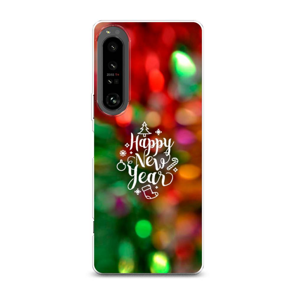 

Чехол на Sony Xperia 1 IV "Новый Год на елке", Зеленый;красный;желтый, 55150-5