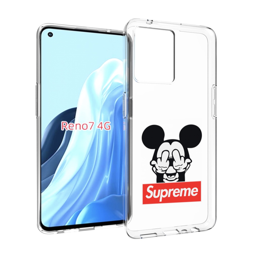 

Чехол MyPads Супримовский-Микки-маус для OPPO RENO 7 4G, Прозрачный, Tocco