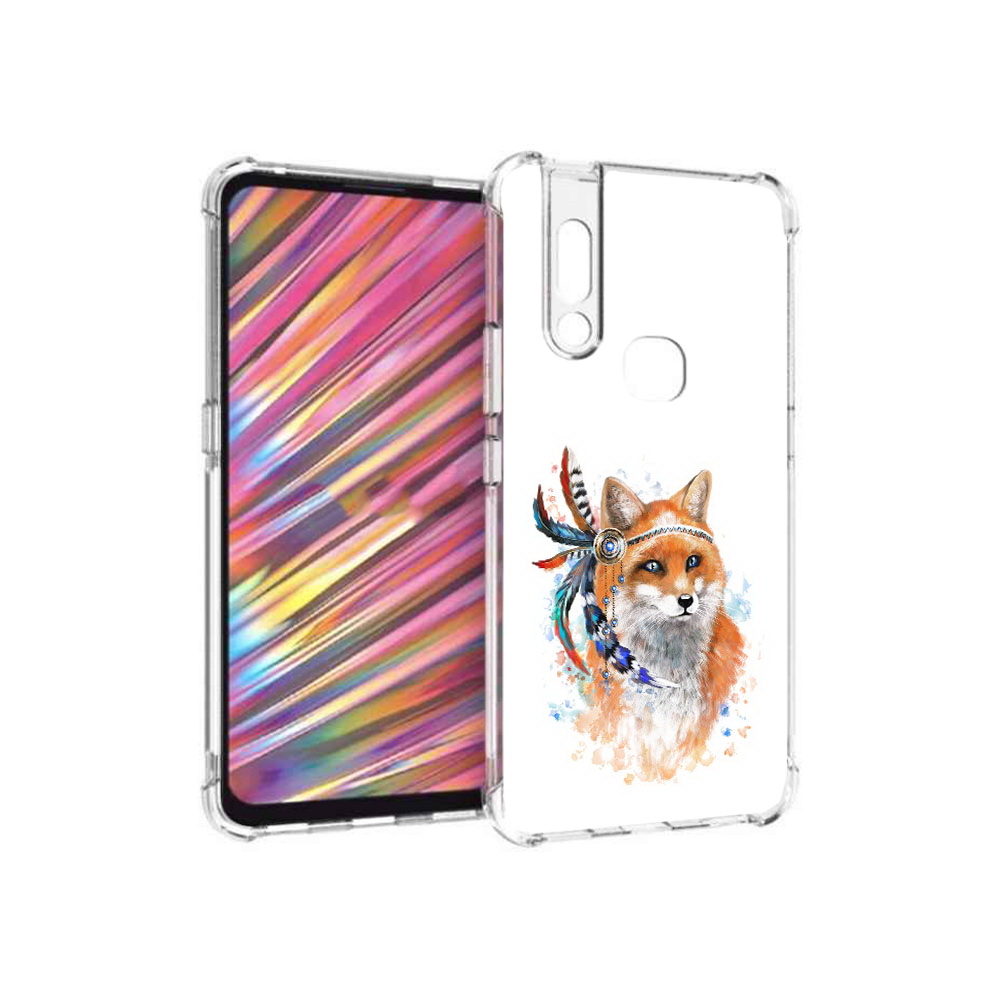 

Чехол MyPads Tocco для Vivo V15 инду лиса (PT127905.397.377), Прозрачный, Tocco