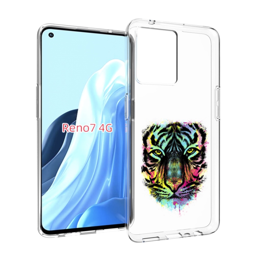 

Чехол MyPads Тигр 1 для OPPO RENO 7 4G, Прозрачный, Tocco
