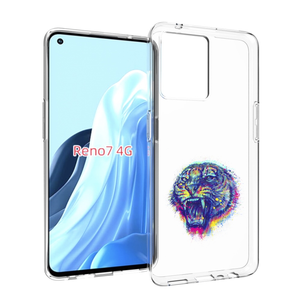 

Чехол MyPads Тигр 2 для OPPO RENO 7 4G, Прозрачный, Tocco