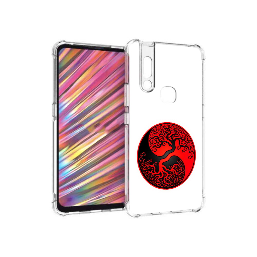 

Чехол MyPads Tocco для Vivo V15 инь янь дерево (PT127905.397.379), Прозрачный, Tocco