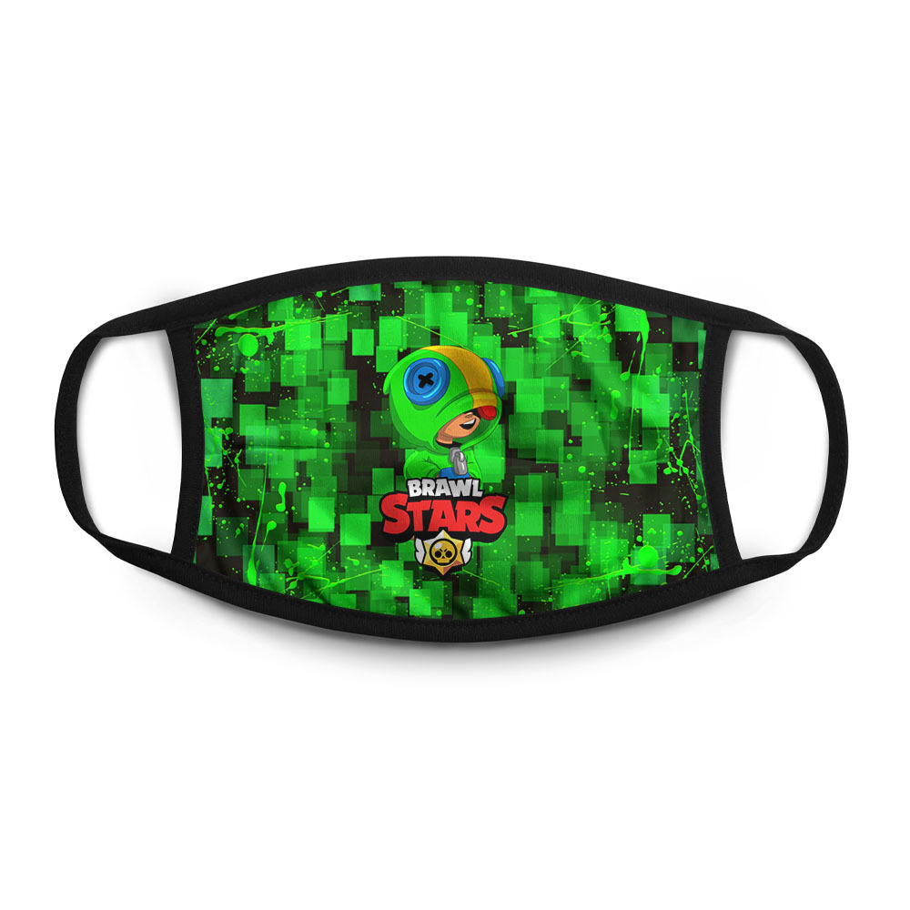 

Многоразовая маска унисекс Burnettie Brawl Stars Leon, Разноцветный, Brawl Stars Leon