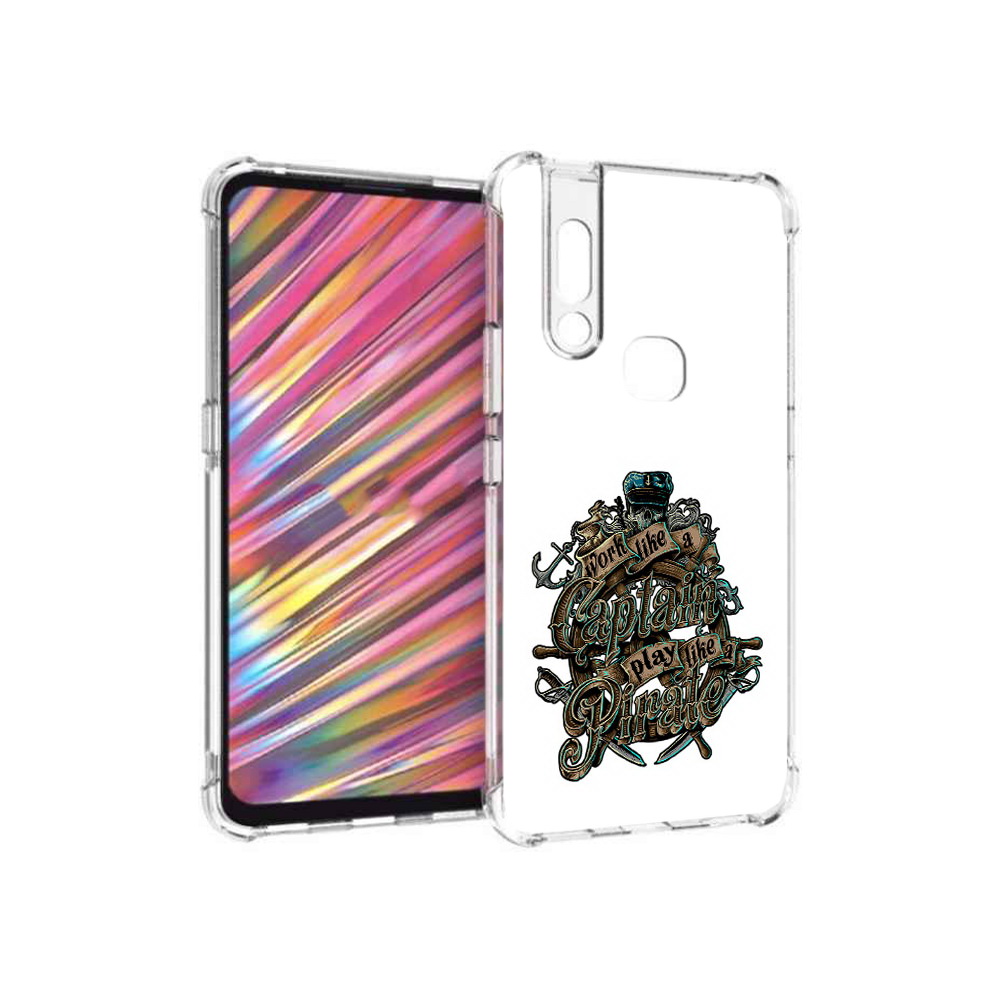 

Чехол MyPads Tocco для Vivo V15 капитан пиратов (PT127905.397.385), Прозрачный, Tocco