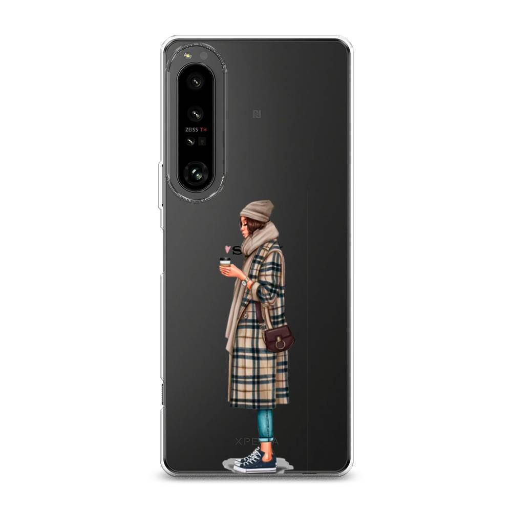 

Чехол на Sony Xperia 1 IV "Утренний кофе", Коричневый;бежевый, 55150-6