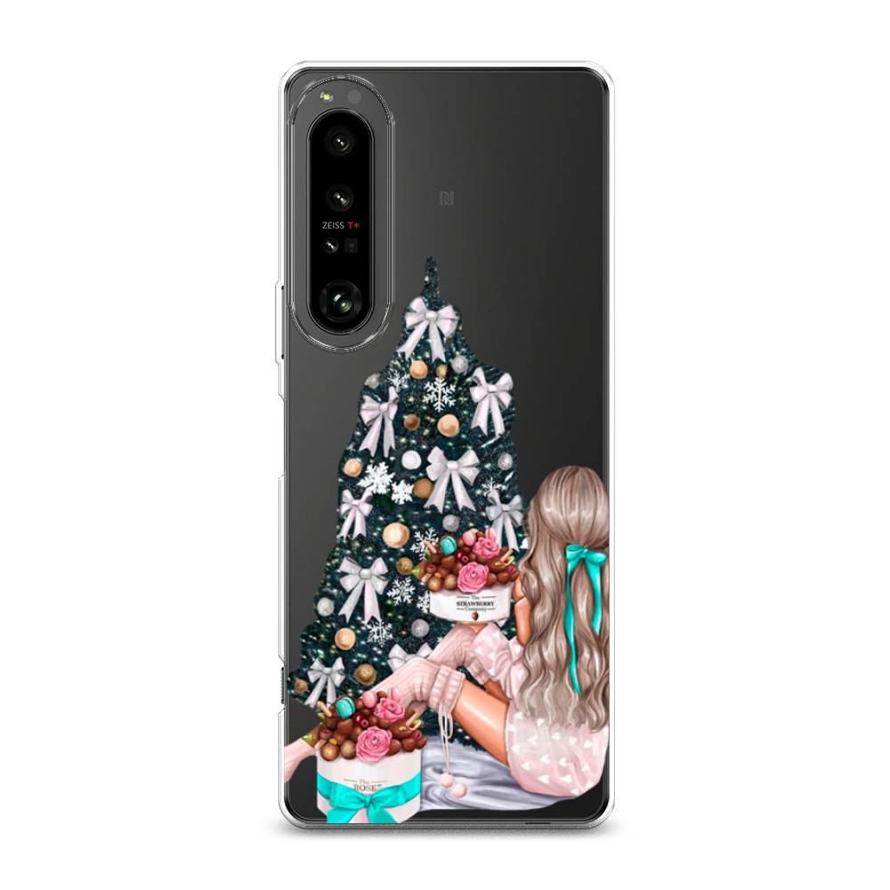 

Чехол на Sony Xperia 1 IV "New Year", Зеленый;бежевый;голубой, 55150-5