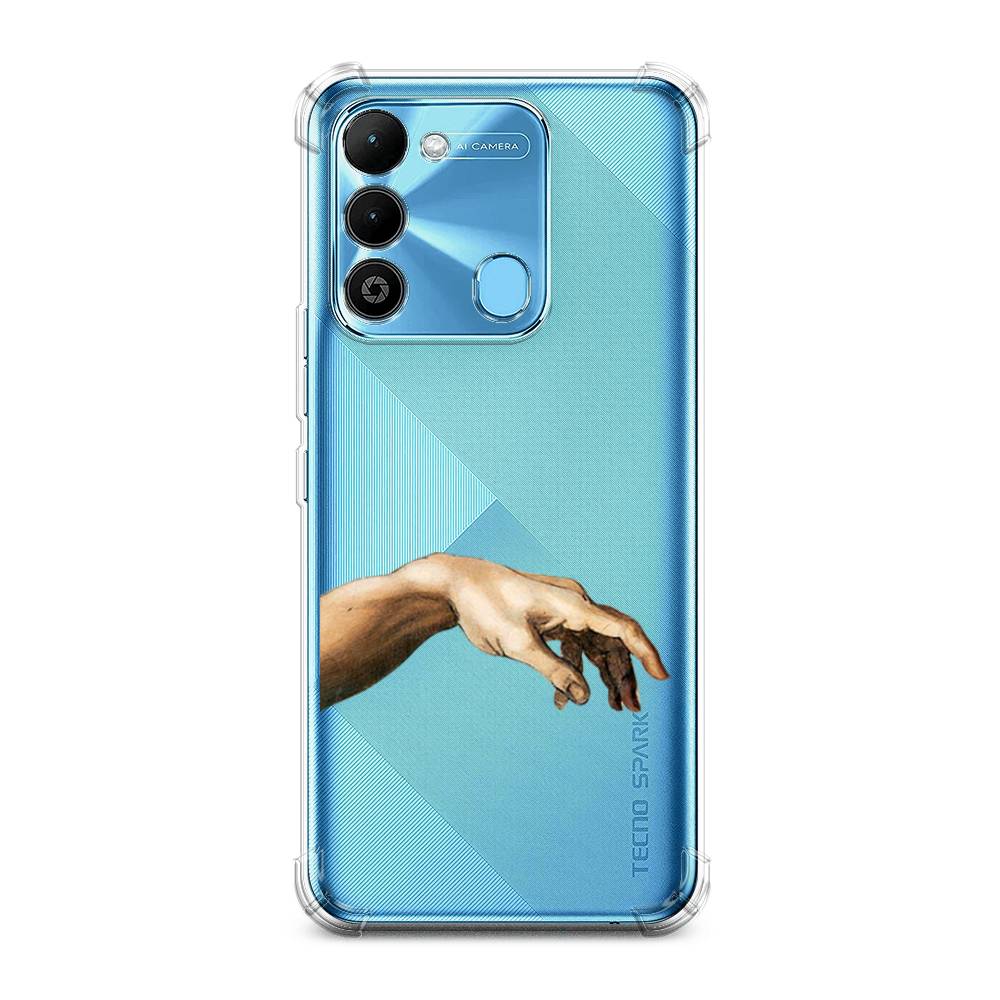 

Чехол Awog на Tecno Spark 9 / Техно Спарк 9 "Creazione di Adamo 1", Бежевый