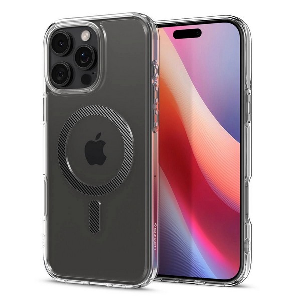 

Чехол Spigen Ultra Hybrid MagSafe для iPhone 16 Pro (ACS08131) Carbon Fiber, Прозрачный, Ultra Hybrid MagSafe