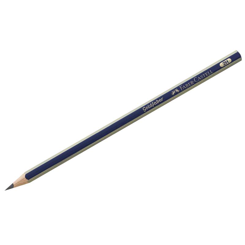 

Карандаши чернографитные FABER-CASTELL "Goldfaber 1221" 2H, арт. 286139 - (12 шт.)