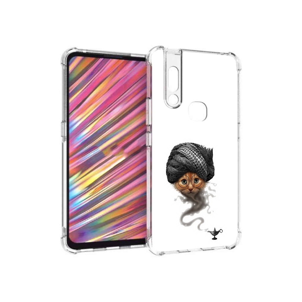 

Чехол MyPads Tocco для Vivo V15 кот джин (PT127905.397.398), Прозрачный, Tocco