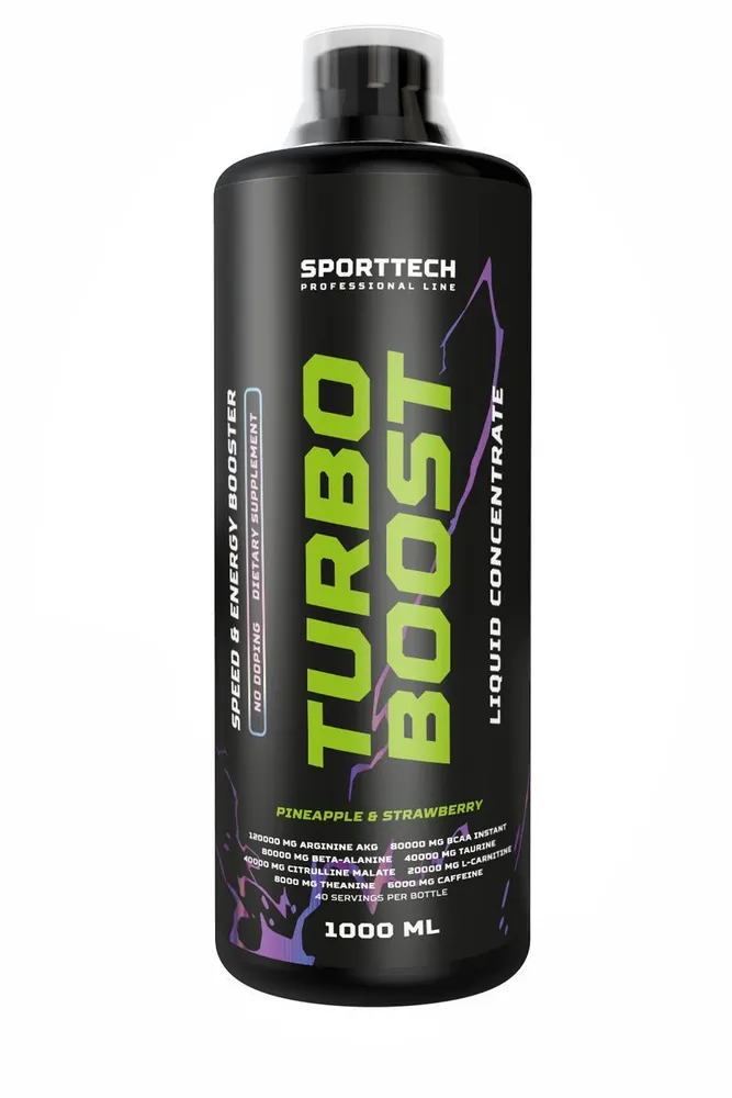 

Turbo Boost Concentrate SPORTTECH 1000 мл. ананас-земляника