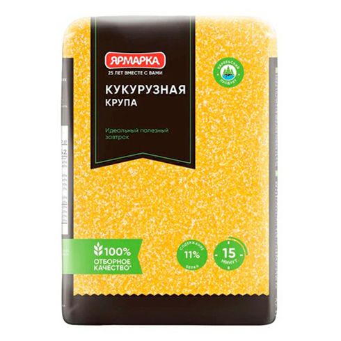 Крупа кукурузная Ярмарка 600 г