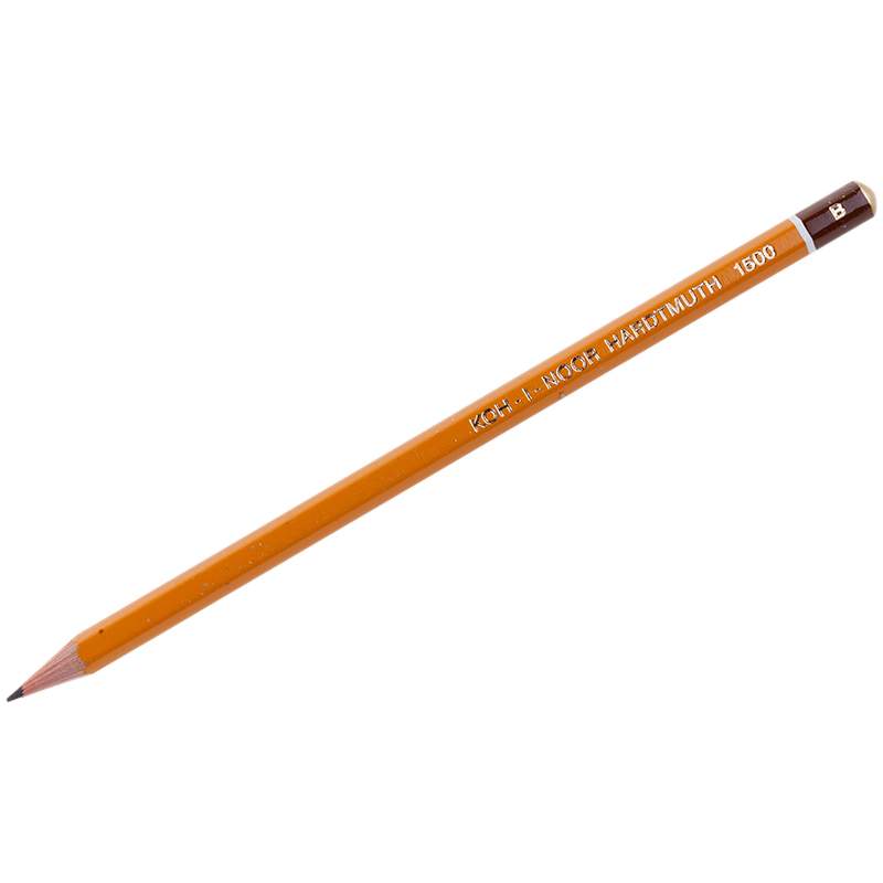 

Карандаши чернографитные KOH-I-NOOR "1500" B, арт. 063580 - (12 шт.)