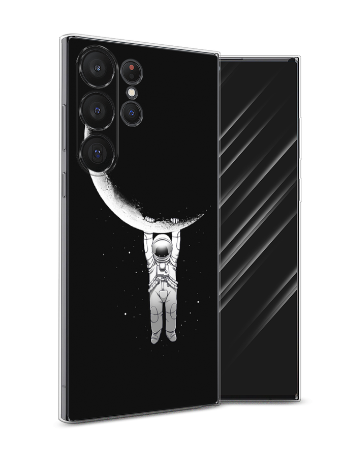 

Чехол Awog на Samsung Galaxy S23 Ultra 5G "Космонавт", Белый;черный, 2107550-4