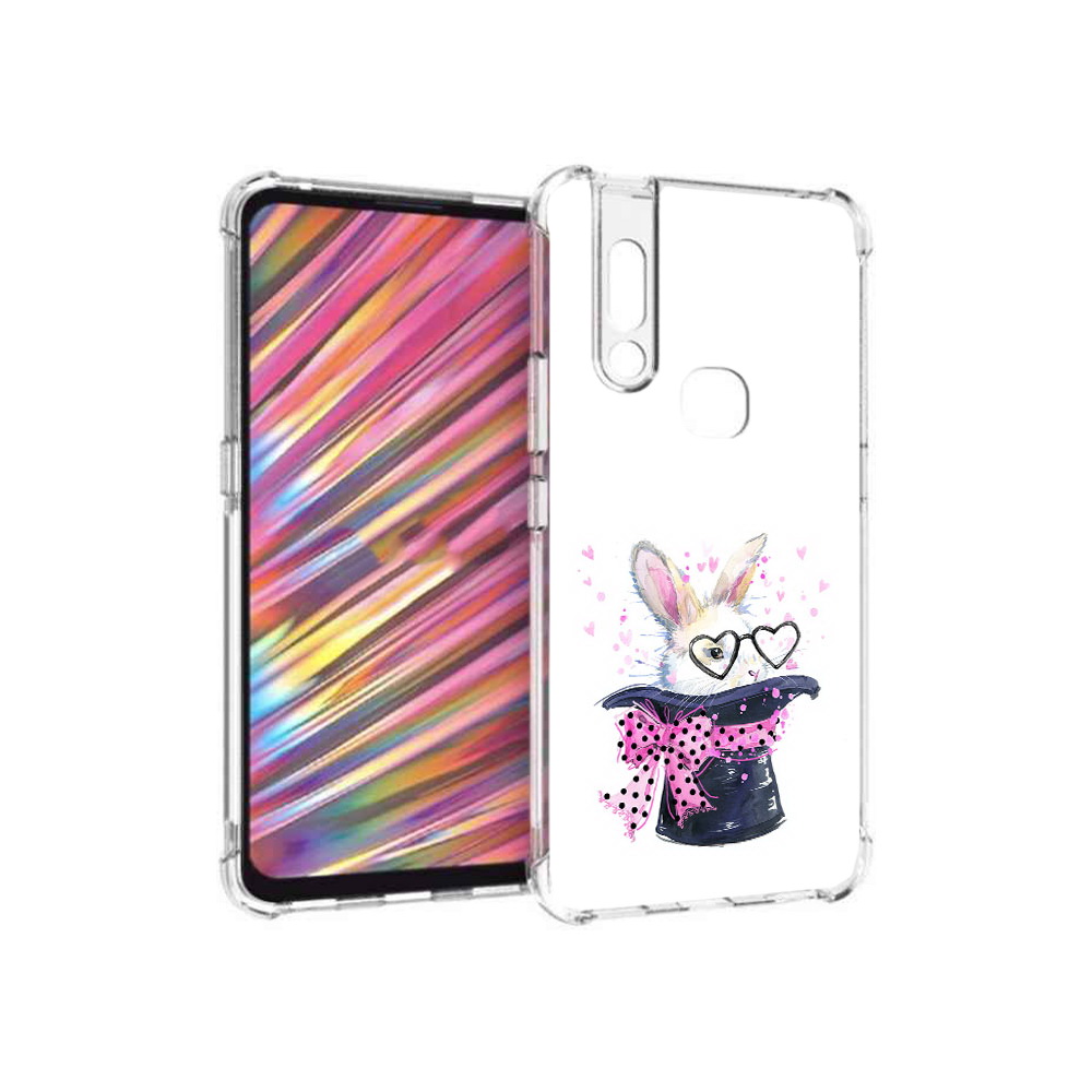 Чехол MyPads Tocco для Vivo V15 кролик в шляпе (PT127905.397.418)