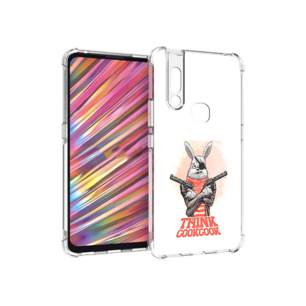 

Чехол MyPads Tocco для Vivo V15 кролик пират (PT127905.397.419), Прозрачный, Tocco