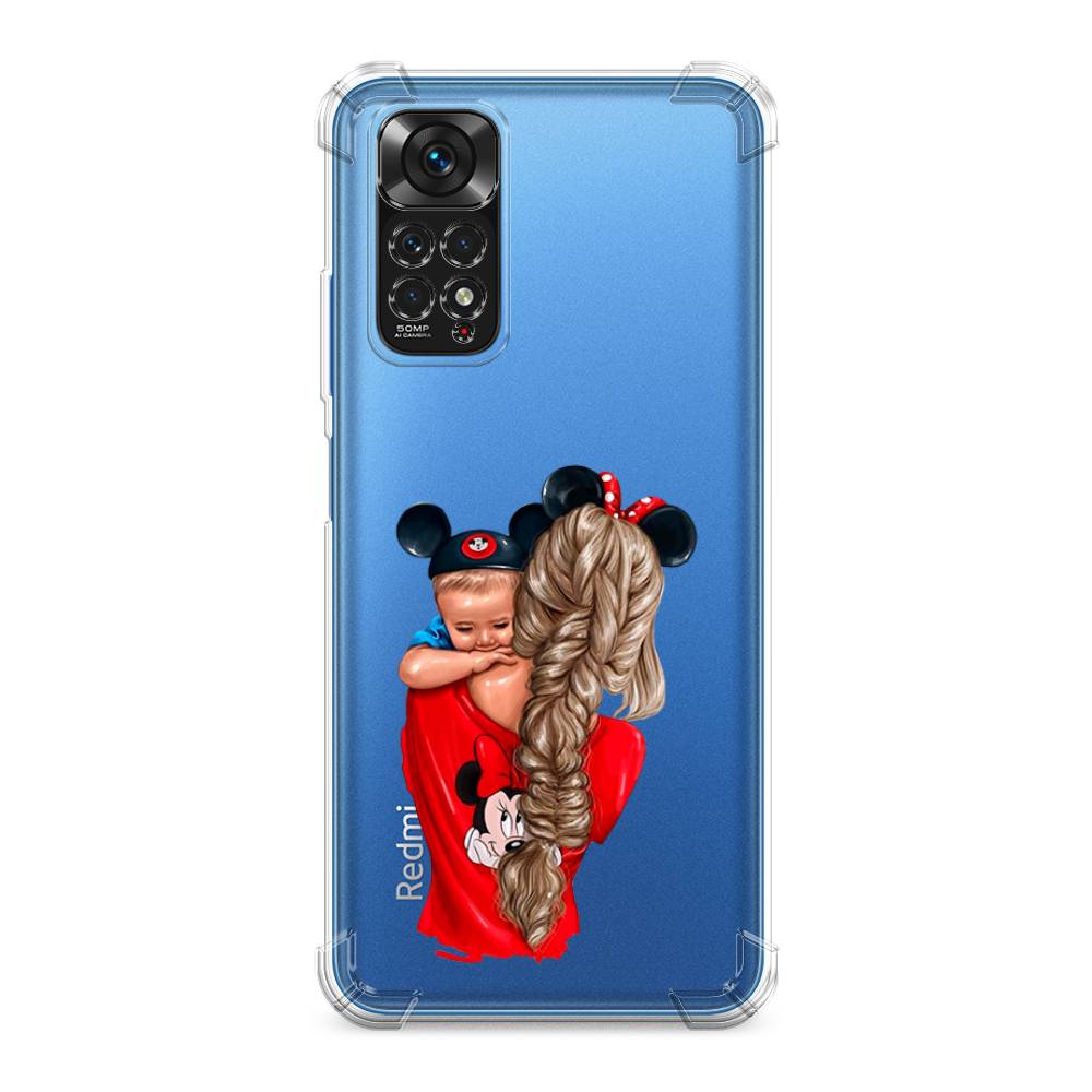 

Чехол Awog на Xiaomi Redmi Note 11 4G Global / Сяоми Редми Нот 11 4G Глобал "Baby mouse", Красный;черный;коричневый