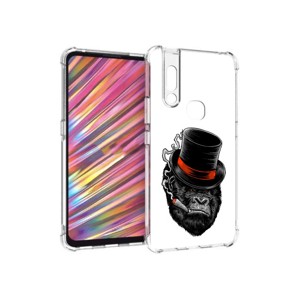 

Чехол MyPads Tocco для Vivo V15 дизайнерская горилла (PT127905.397.431), Прозрачный, Tocco