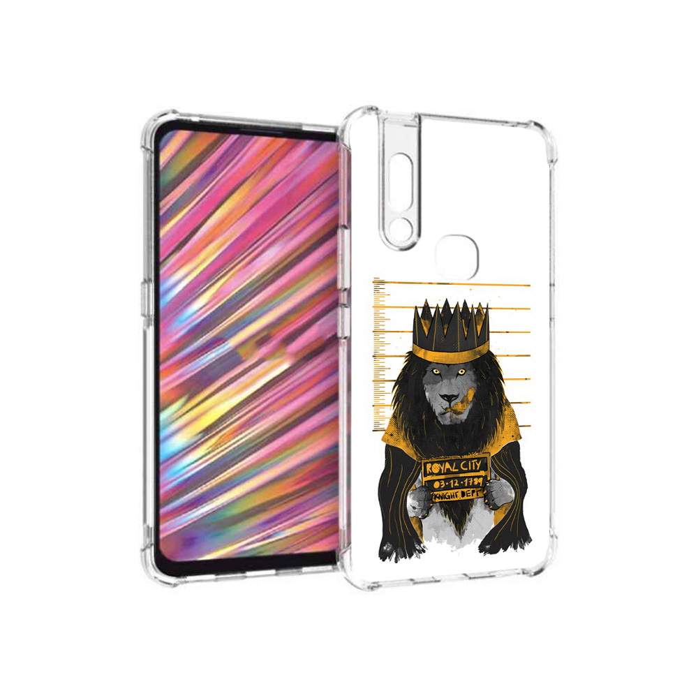 

Чехол MyPads Tocco для Vivo V15 лев в законе (PT127905.397.435), Прозрачный, Tocco