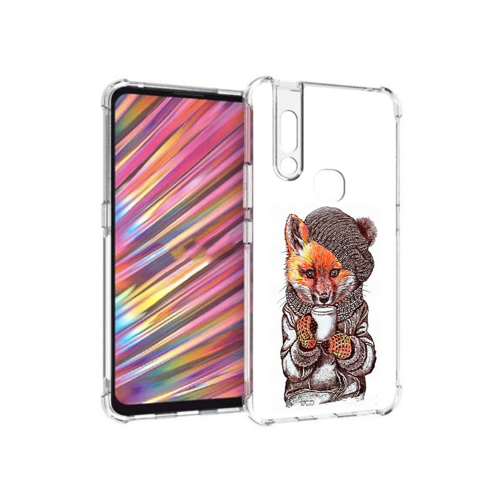 

Чехол MyPads Tocco для Vivo V15 лиса в шапке (PT127905.397.437), Tocco